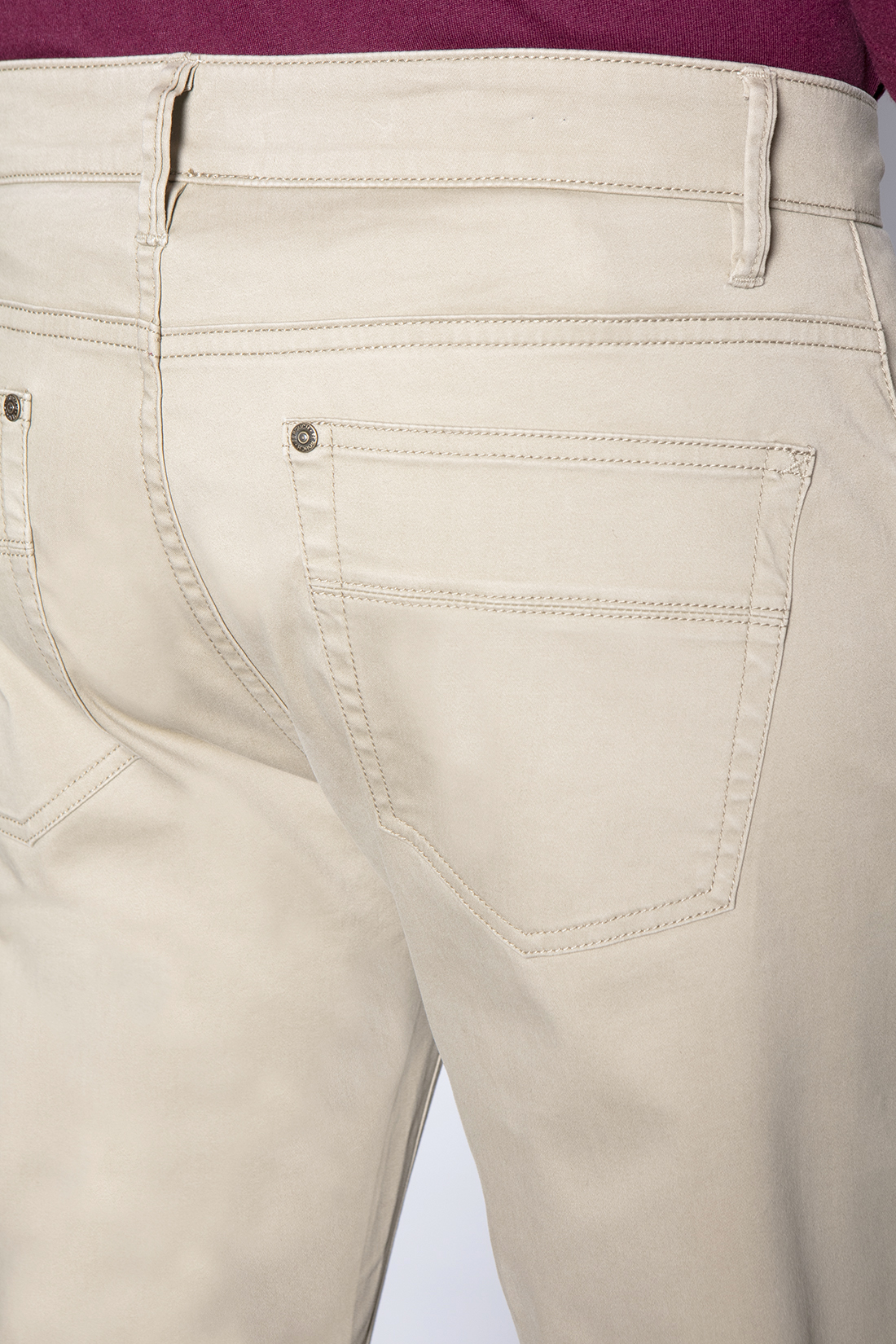PANTALÓN ALGODÓN HOMBRE FEROUCH KHAKI 206009X0008 FIVE POCKET - 5