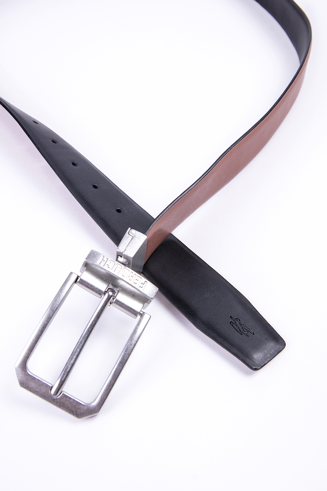 CINTURÓN MIAMI REVERSIBLE BLACK - 2