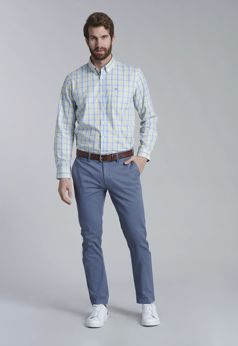 CAMISA CHECK BRISTOL SC YELLOW - 2