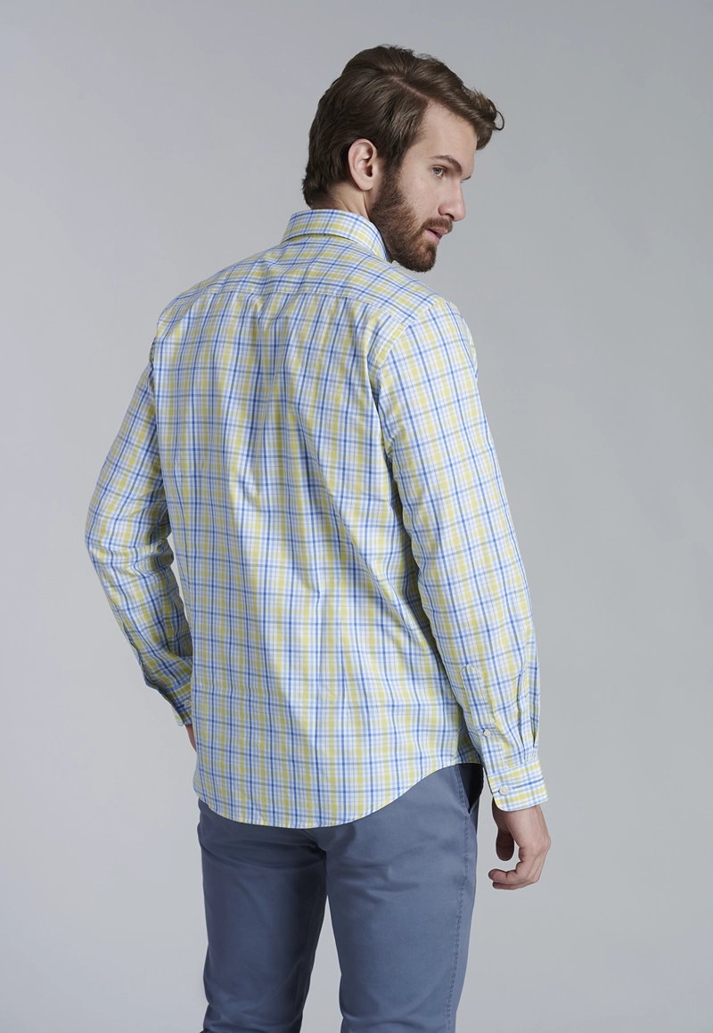 CAMISA CHECK BRISTOL SC YELLOW - 4