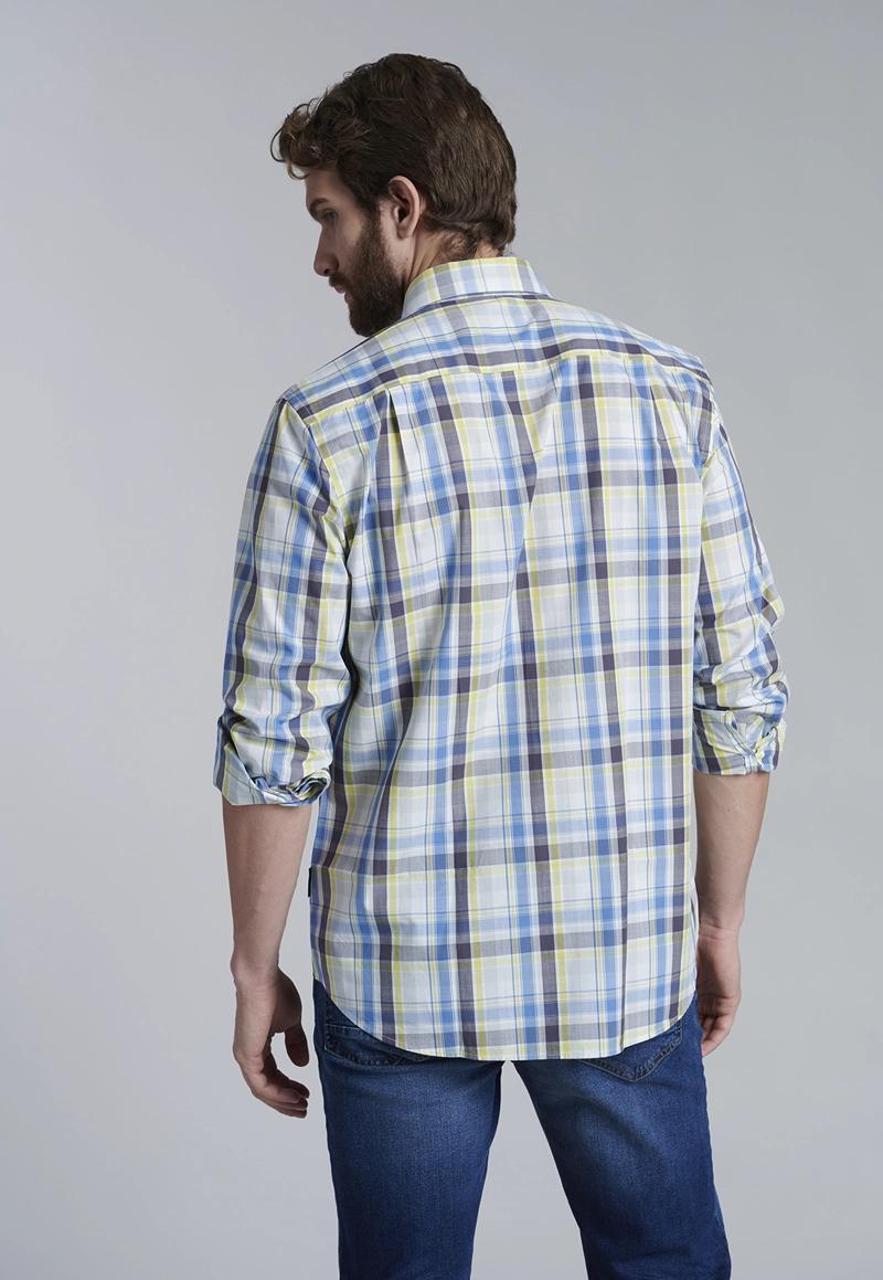 CAMISA CHECK ORLANDO F YELLOW - 4