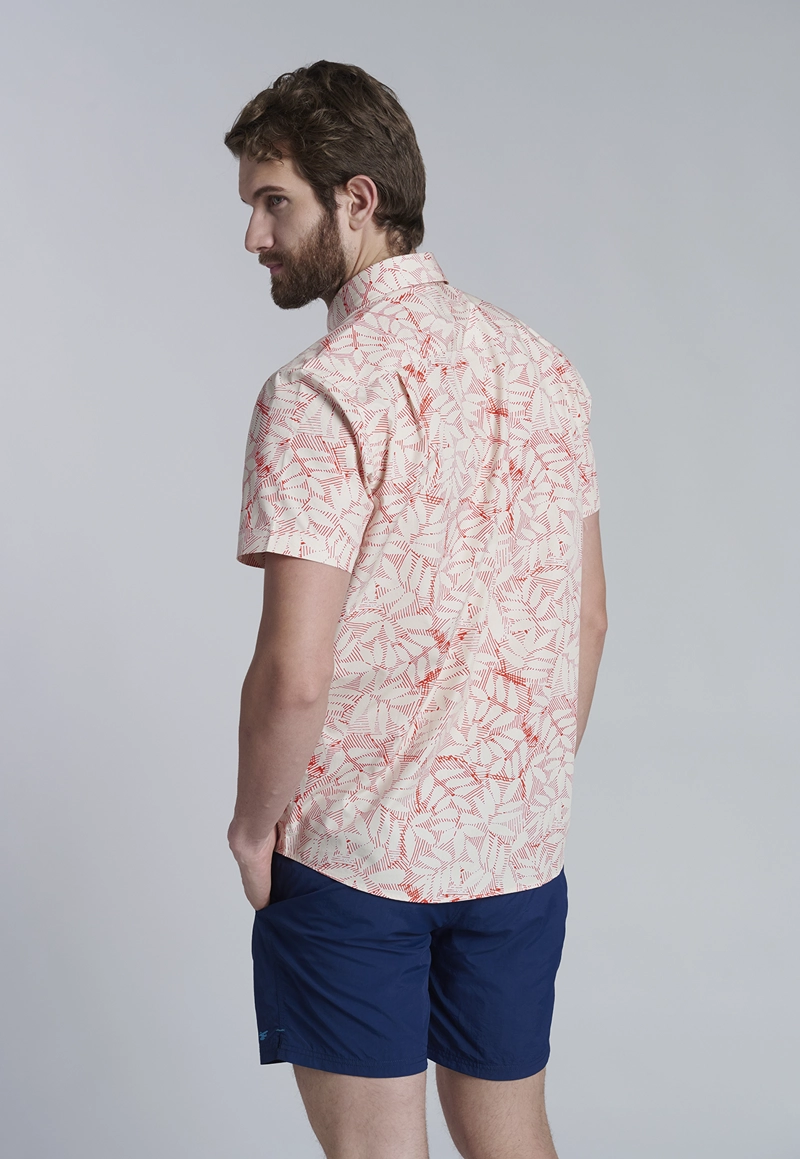 CAMISA ESTAMPADA NEVADA FJ CORAL - 4