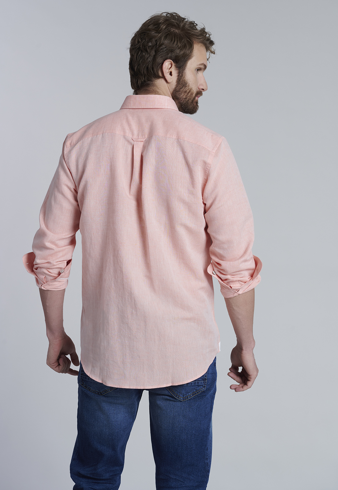 CAMISA SPORT LINO F ORANGE - 4