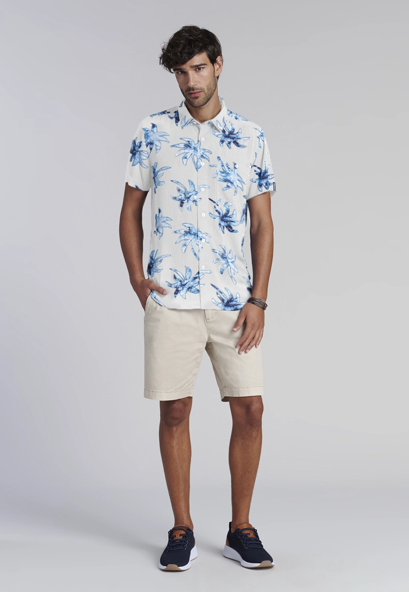 CAMISA ESTAMPADA BRISTOL OFF WHITE FJ - 2