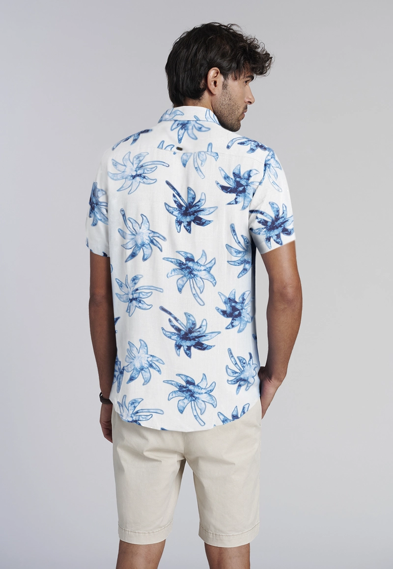 CAMISA ESTAMPADA BRISTOL OFF WHITE FJ - 4