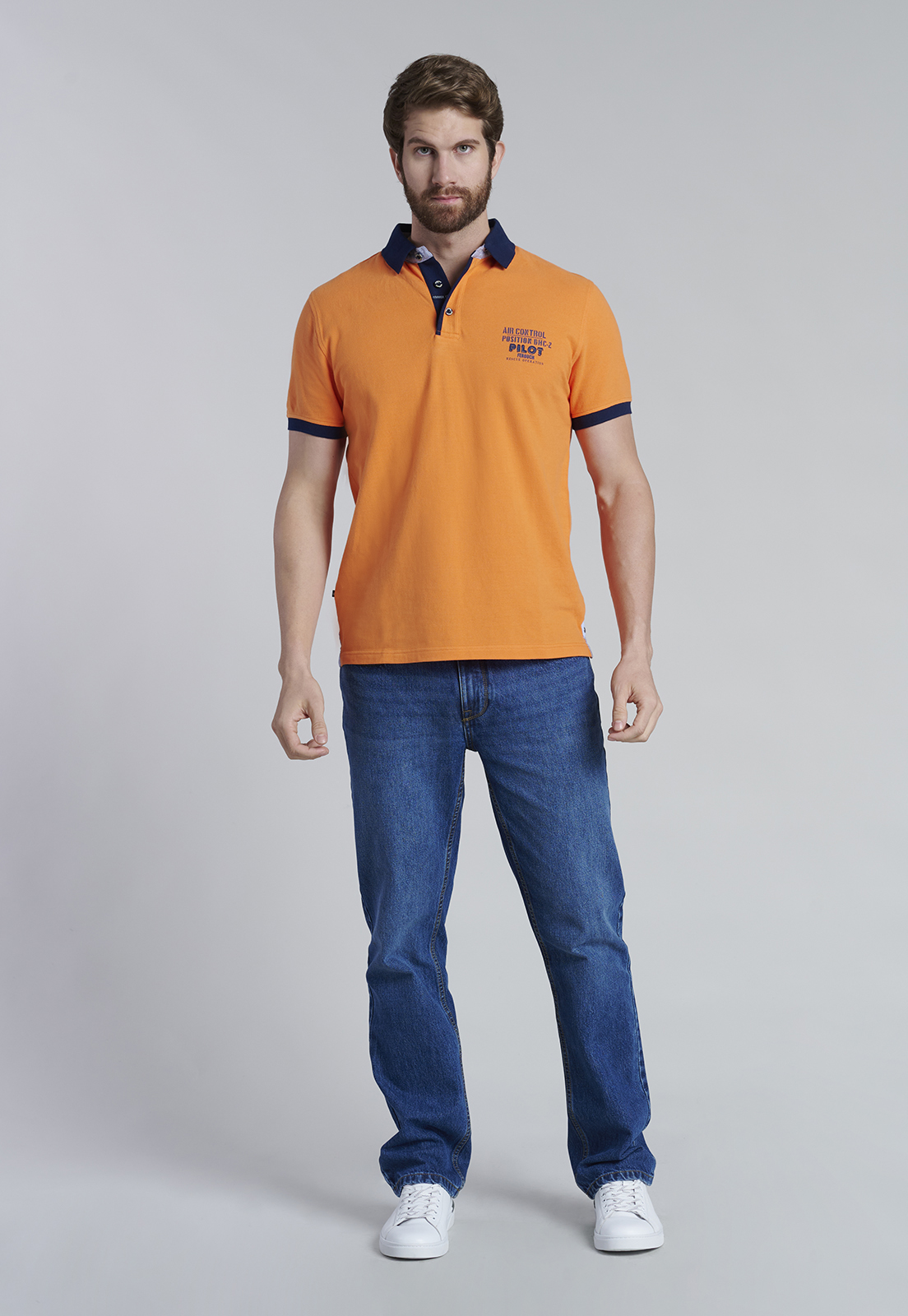 POLERA POLO DENVER ORANGE - 2