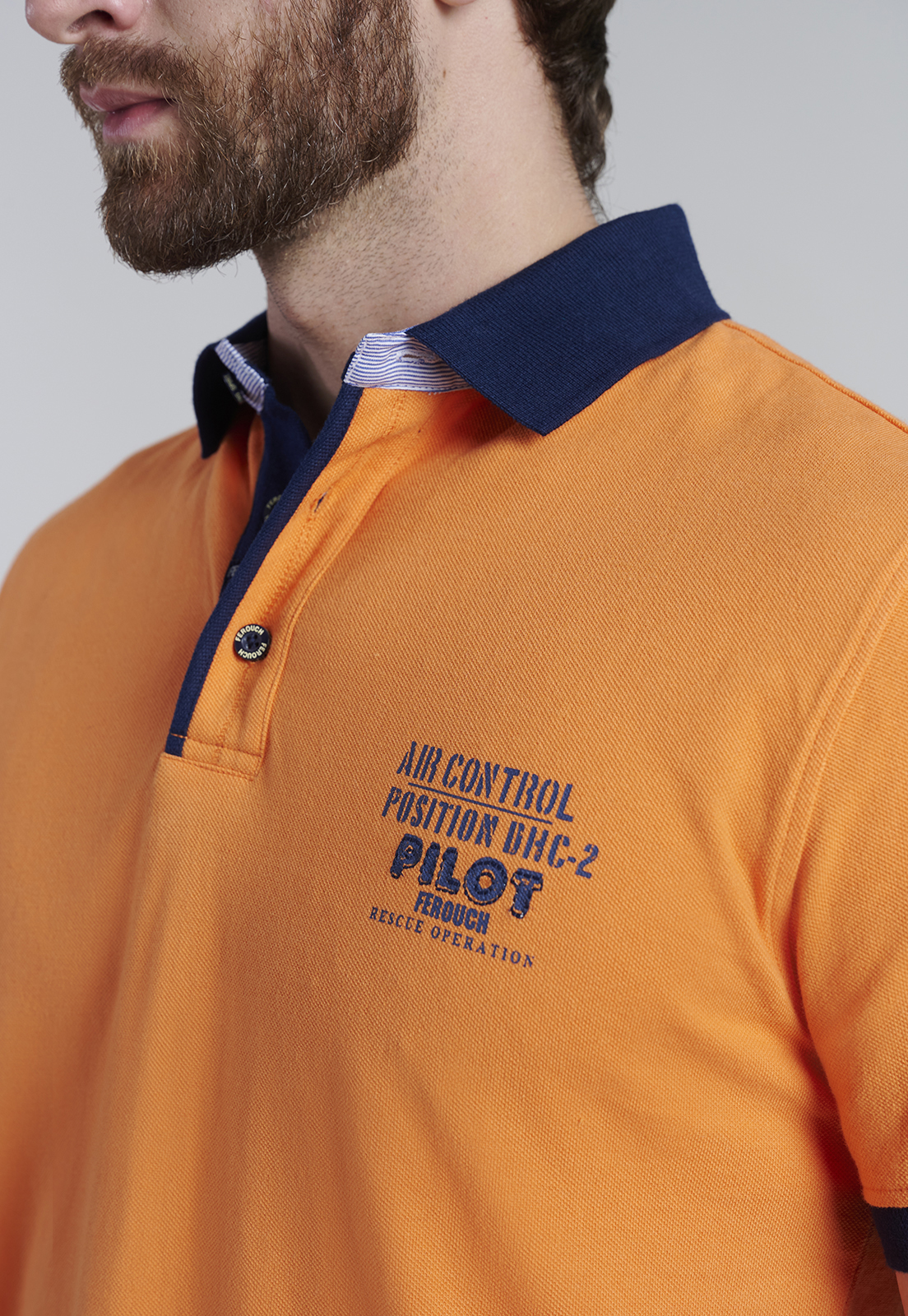 POLERA POLO DENVER ORANGE - 3