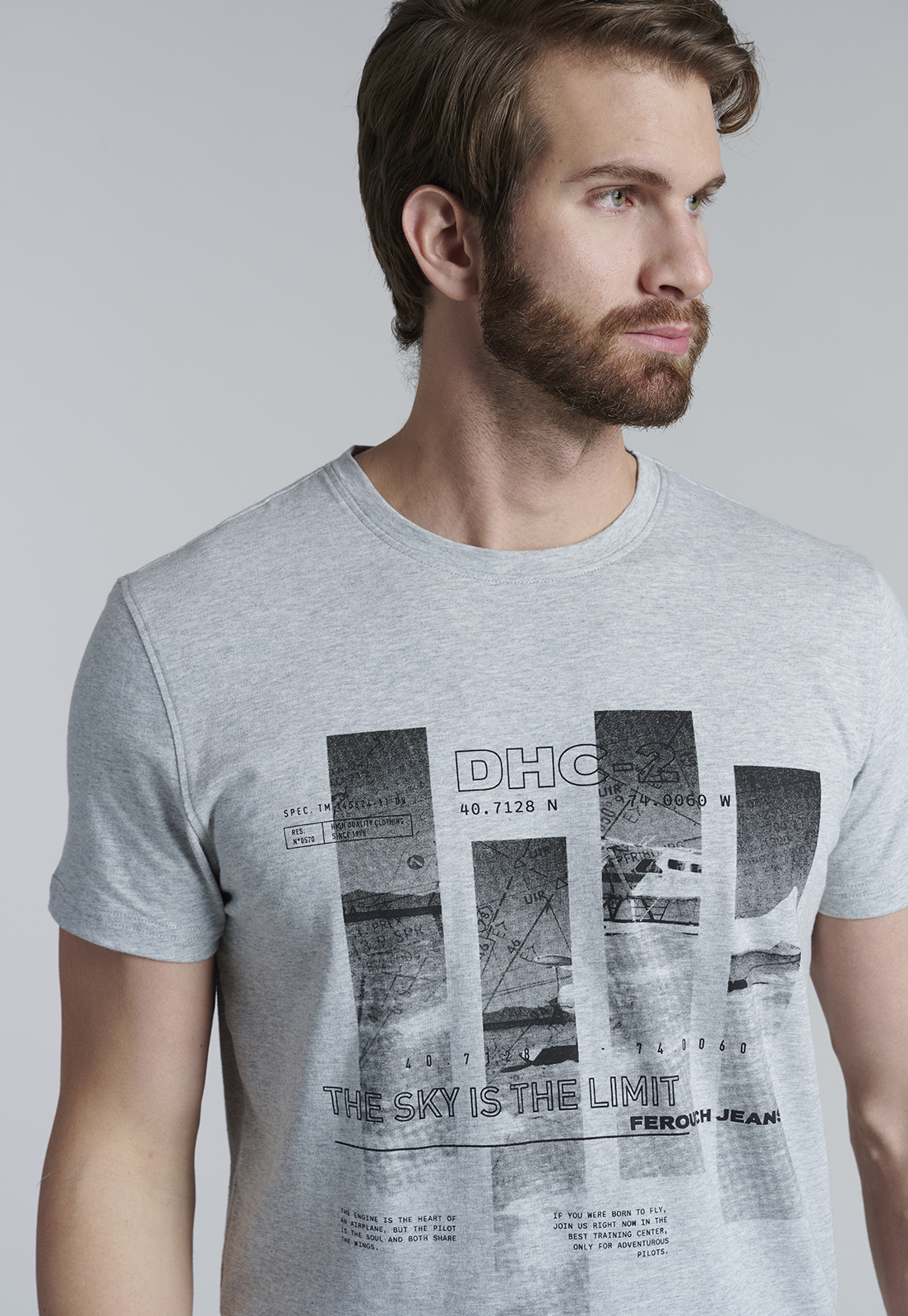 POLERA CINCINNATI GREY MELANGE - 3