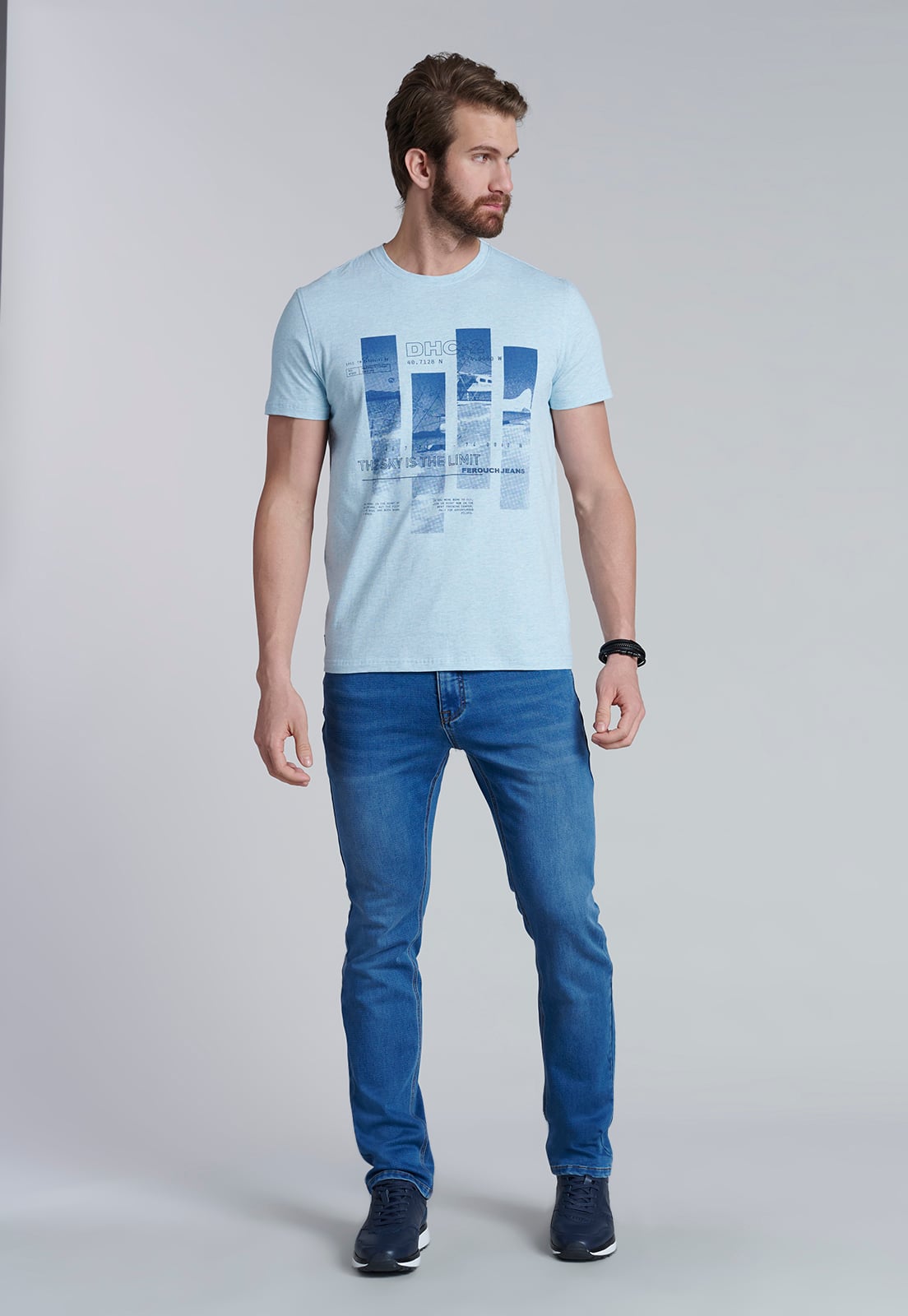 POLERA CINCINNATI LT TURQUOISE MELANGE - 2
