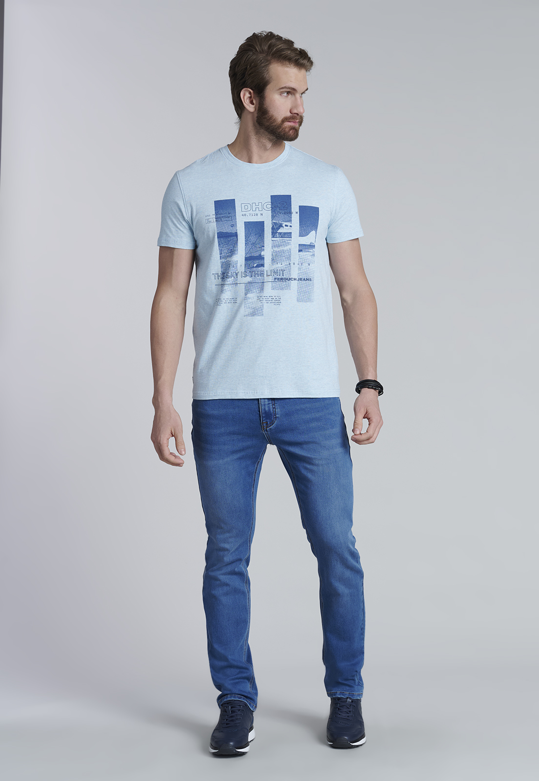 POLERA CINCINNATI LT TURQUOISE MELANGE - 2