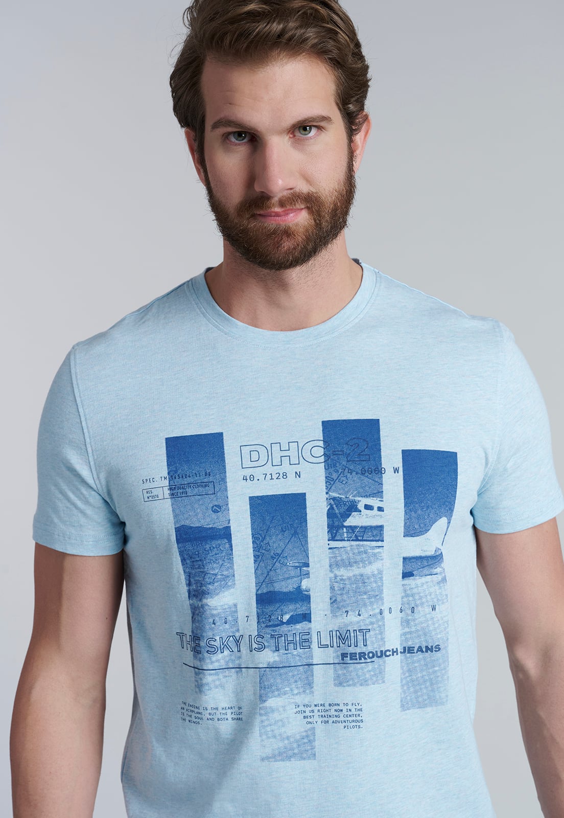 POLERA CINCINNATI LT TURQUOISE MELANGE - 3