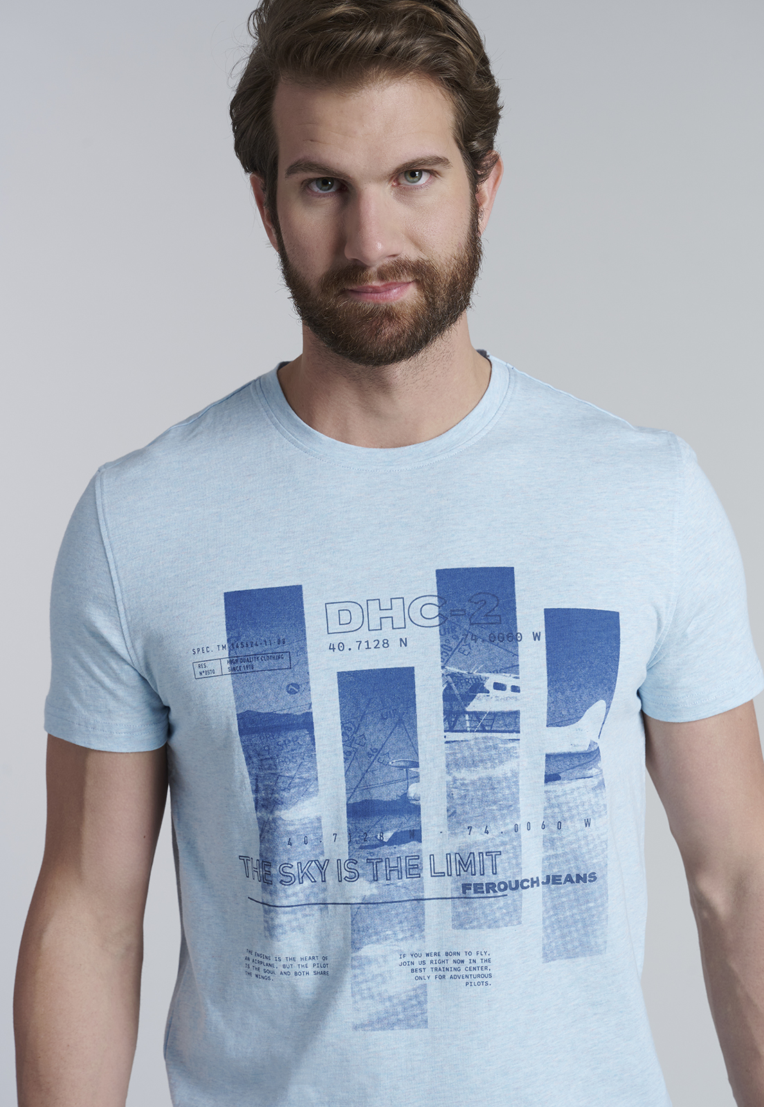 POLERA CINCINNATI LT TURQUOISE MELANGE - 3