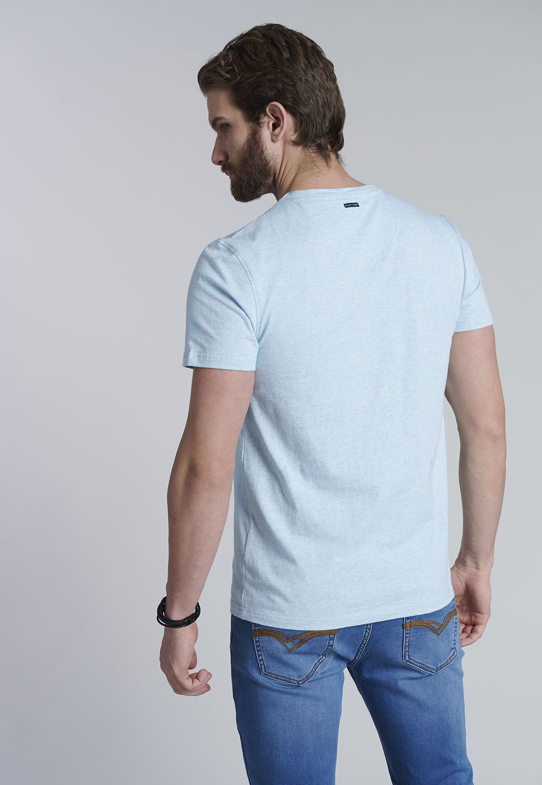 POLERA CINCINNATI LT TURQUOISE MELANGE - 4