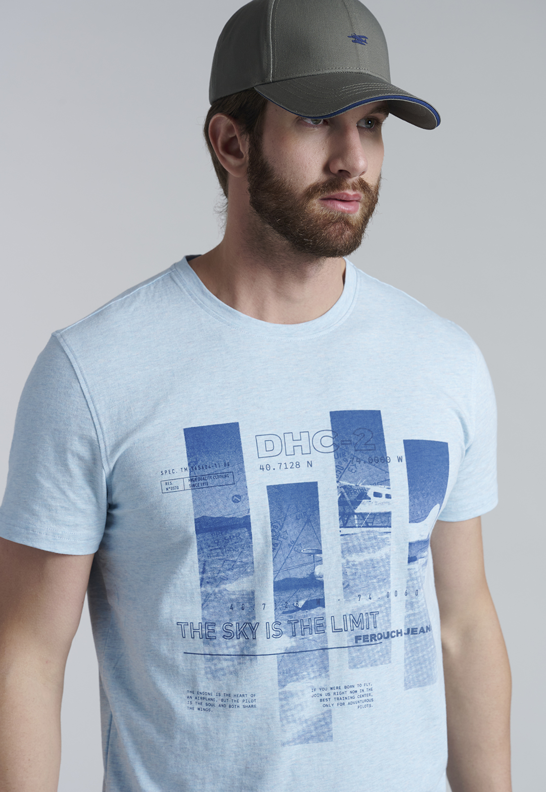 POLERA CINCINNATI LT TURQUOISE MELANGE - 5