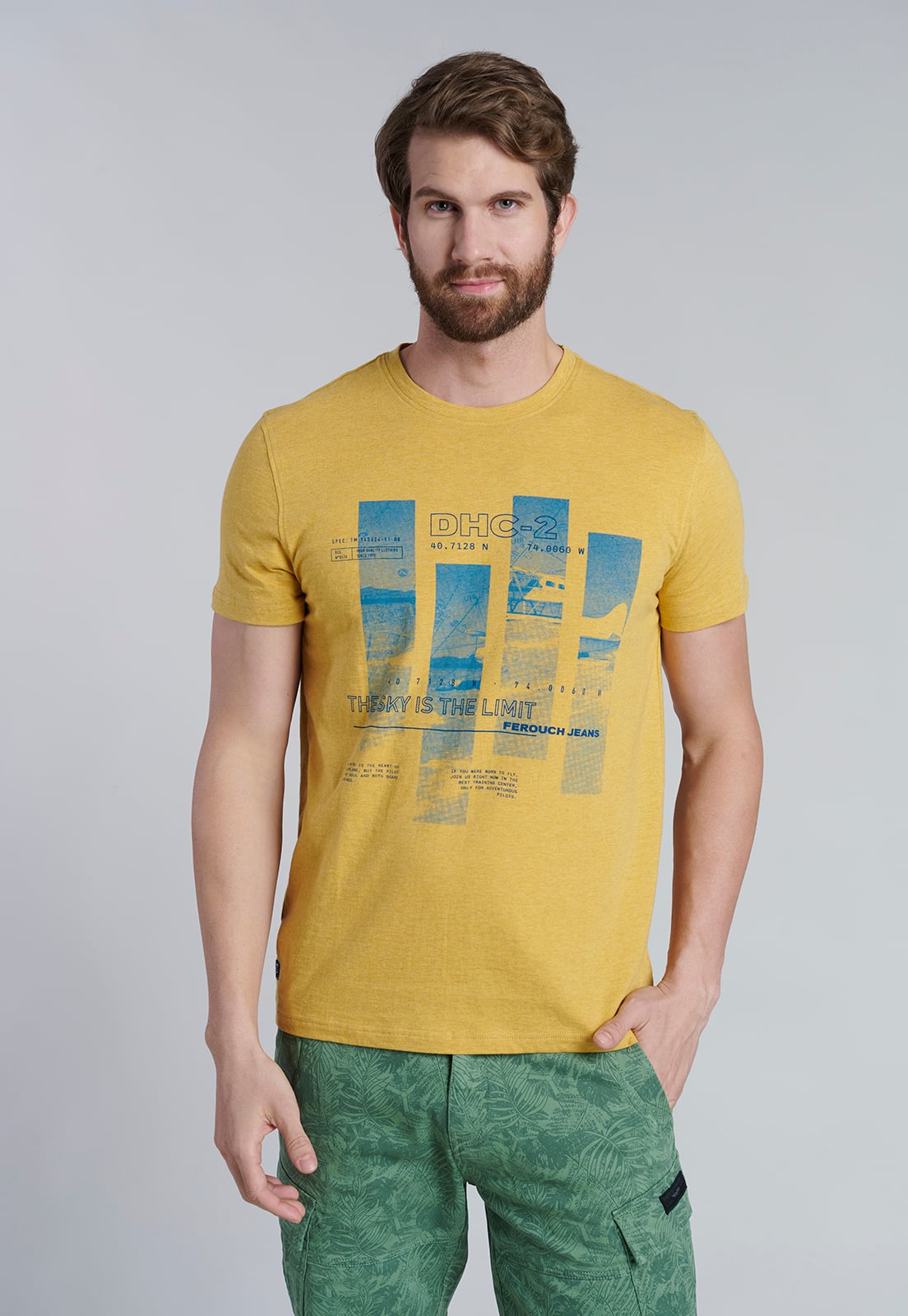 POLERA CINCINNATI YELLOW MELANGE - 1