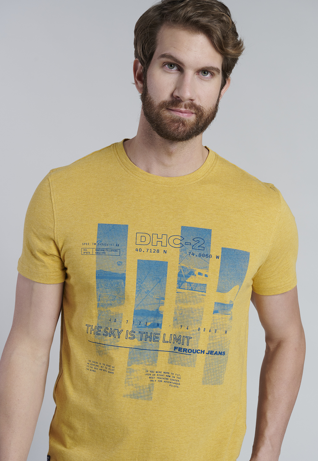 POLERA CINCINNATI YELLOW MELANGE - 3