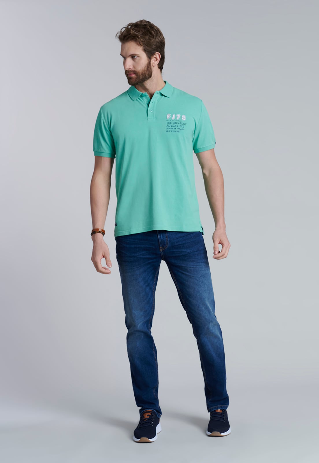 POLERA POLO SANTA MONICA LT GREEN - 2
