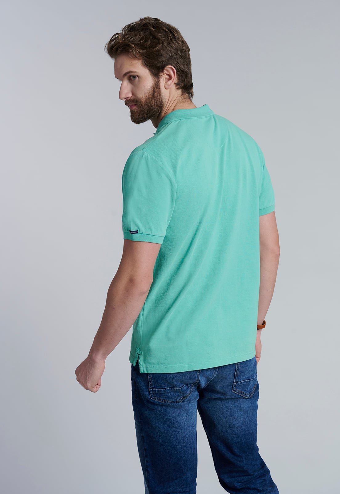 POLERA POLO SANTA MONICA LT GREEN - 4