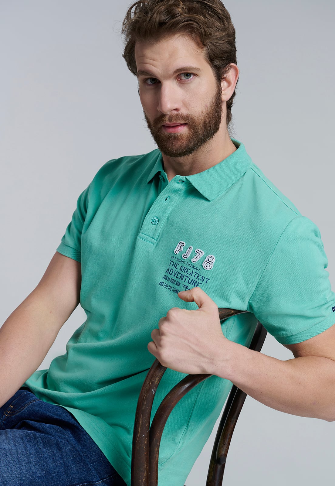 POLERA POLO SANTA MONICA LT GREEN - 5