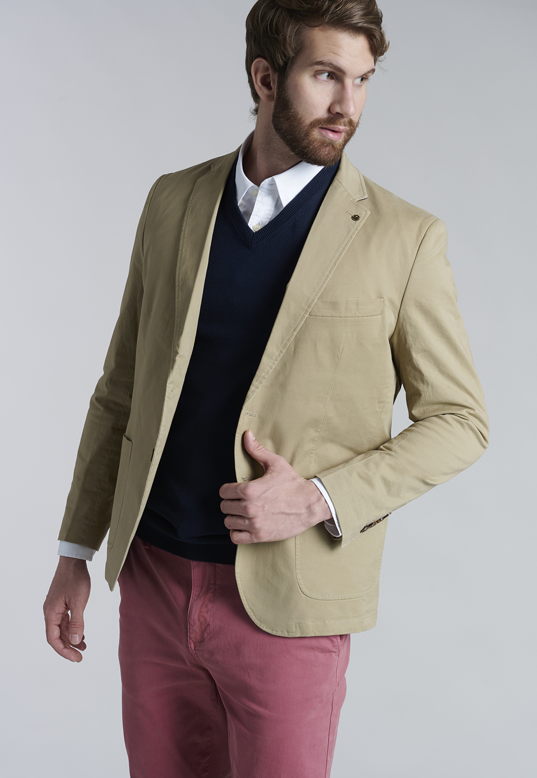 SWEATER SMART CASUAL W/O SLEEVE NAVY - 5