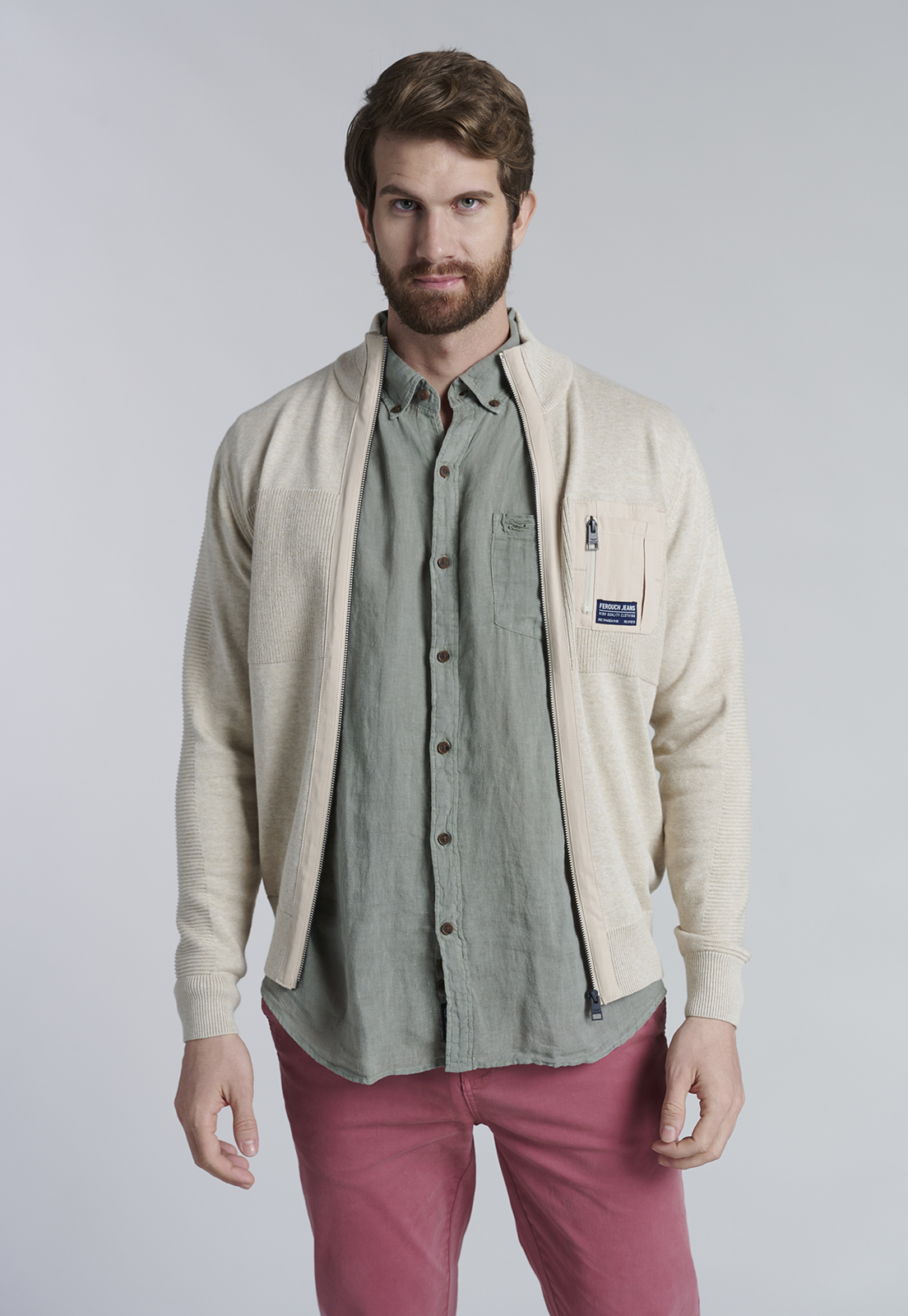 SWEATER COLUMBIA FJ BEIGE - 1
