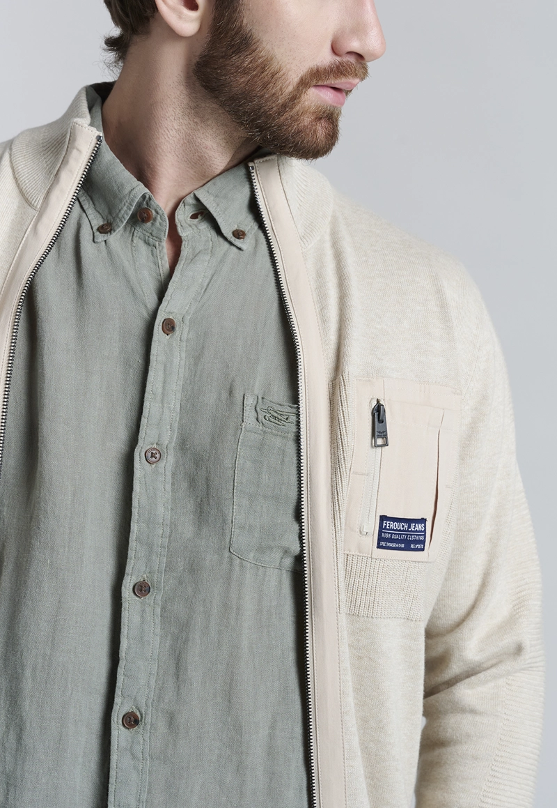 SWEATER COLUMBIA FJ BEIGE - 3