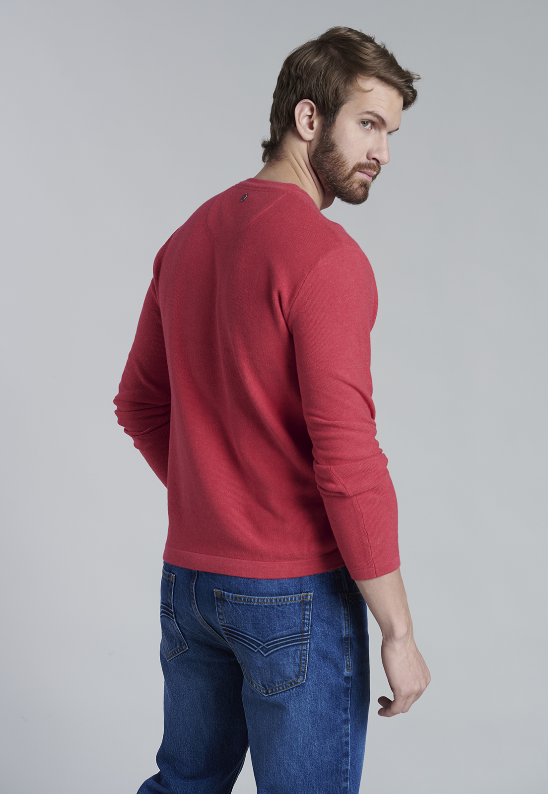 SWEATER ARIZONA F DK CORAL - 4