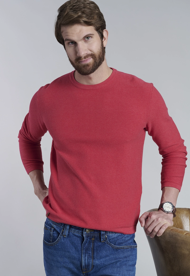 SWEATER ARIZONA F DK CORAL - 5