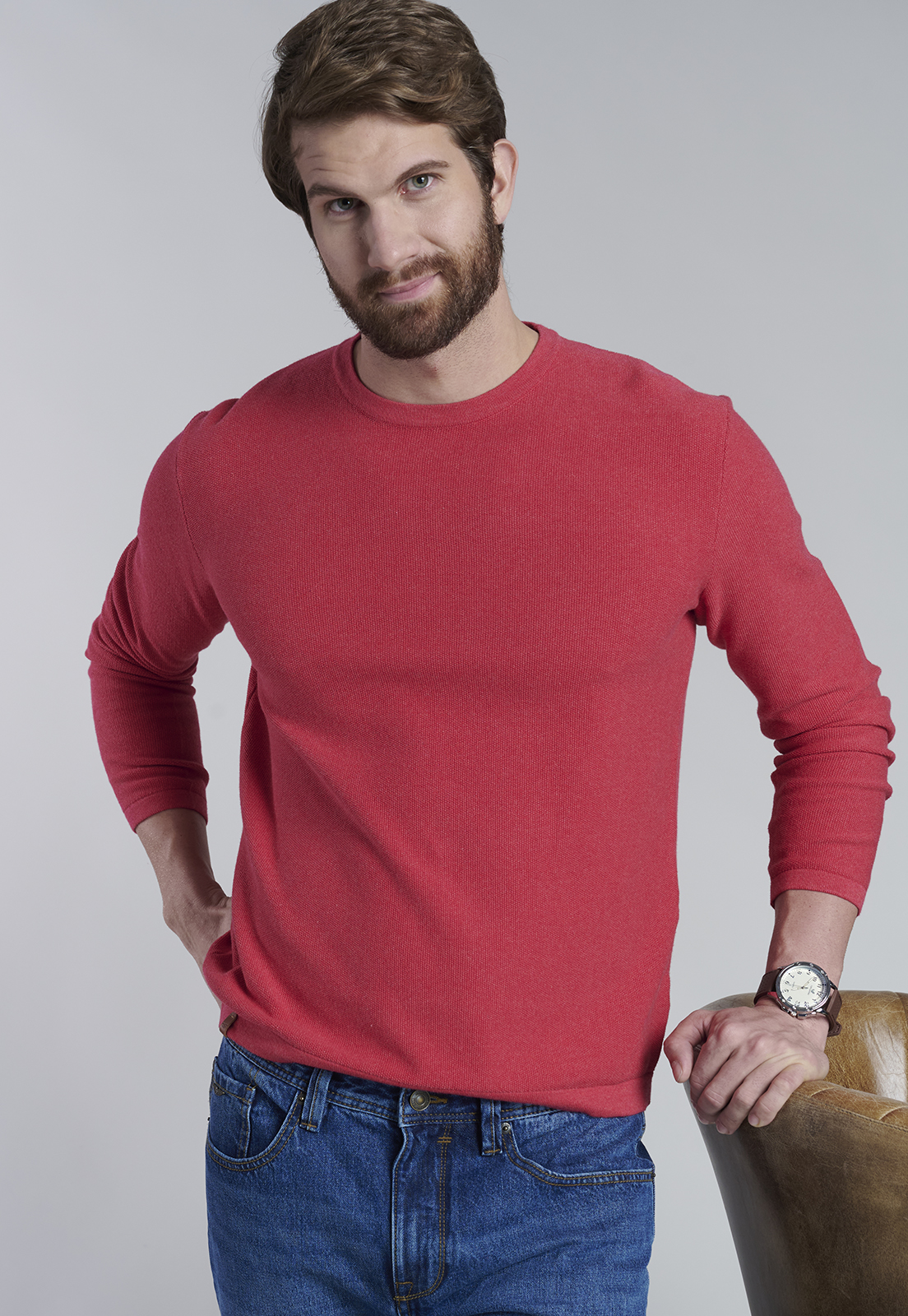SWEATER ARIZONA F DK CORAL - 5