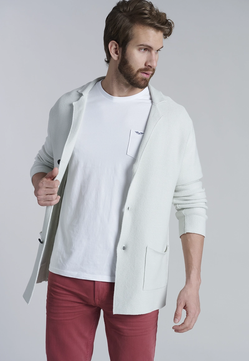 CARDIGAN LOWELL F OYSTER - 5