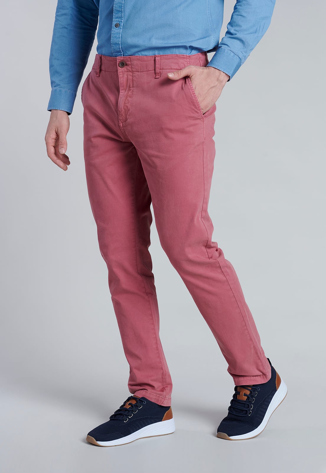 PANTALÓN ALGODÓN HOMBRE FEROUCH ROJO 201313Y0129 LOWELL F BERRY - 1