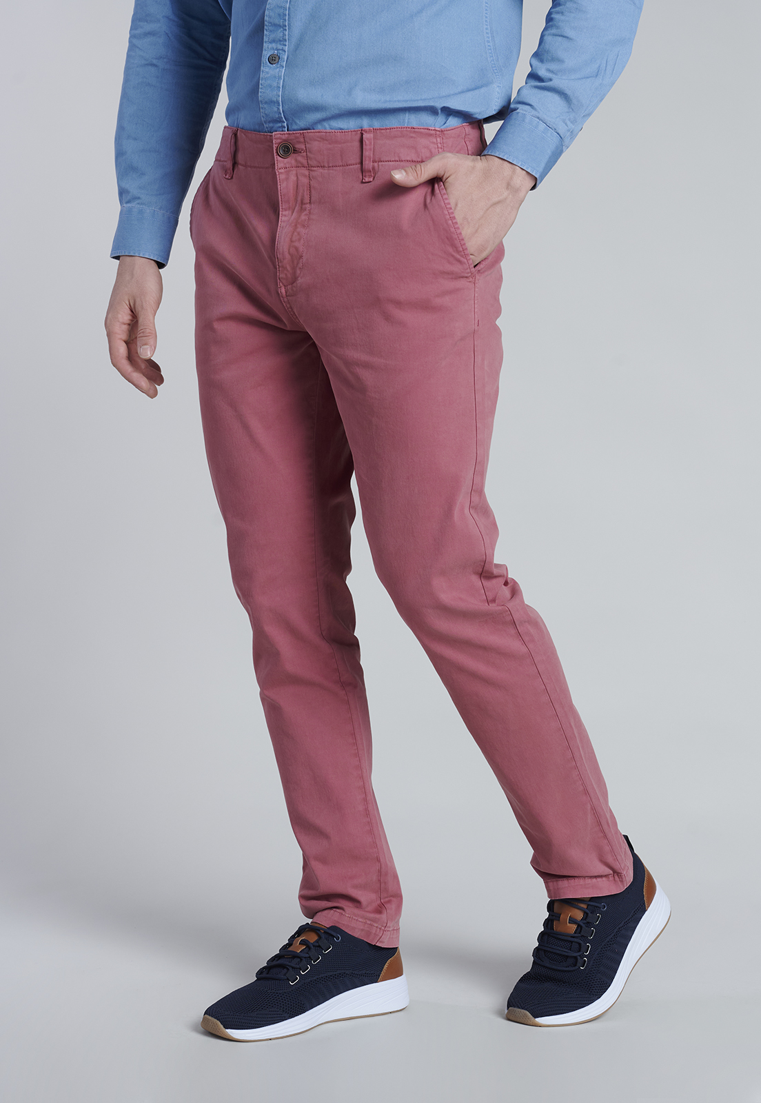PANTALÓN ALGODÓN HOMBRE FEROUCH ROJO 201313Y0129 LOWELL F BERRY - 1
