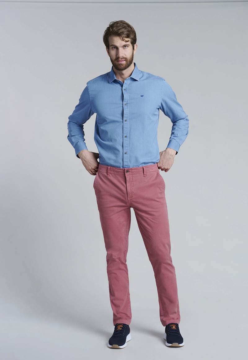 PANTALÓN ALGODÓN HOMBRE FEROUCH ROJO 201313Y0129 LOWELL F BERRY - 2