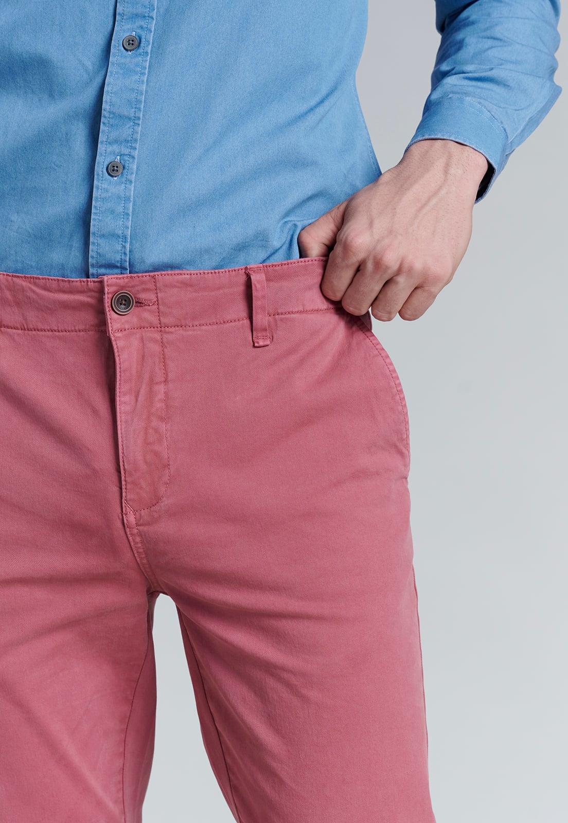 PANTALÓN ALGODÓN HOMBRE FEROUCH ROJO 201313Y0129 LOWELL F BERRY - 3