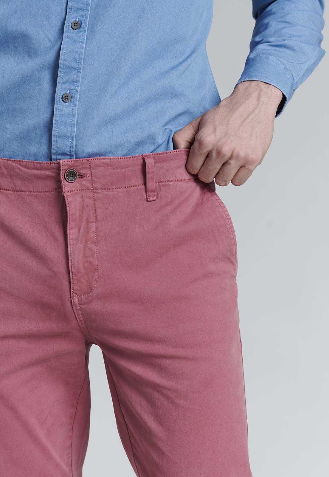 PANTALÓN ALGODÓN HOMBRE FEROUCH ROJO 201313Y0129 LOWELL F BERRY - 3