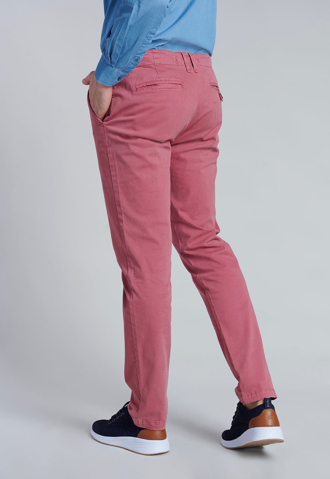 PANTALÓN ALGODÓN HOMBRE FEROUCH ROJO 201313Y0129 LOWELL F BERRY - 4