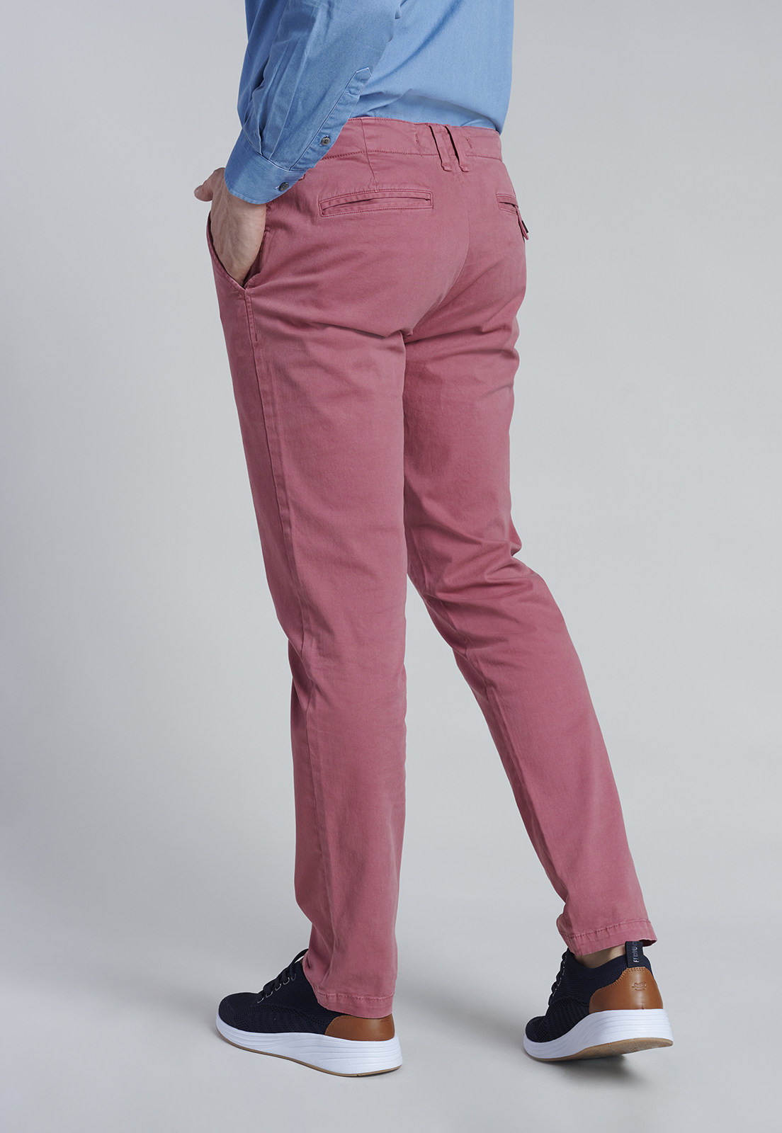 PANTALÓN ALGODÓN HOMBRE FEROUCH ROJO 201313Y0129 LOWELL F BERRY - 4