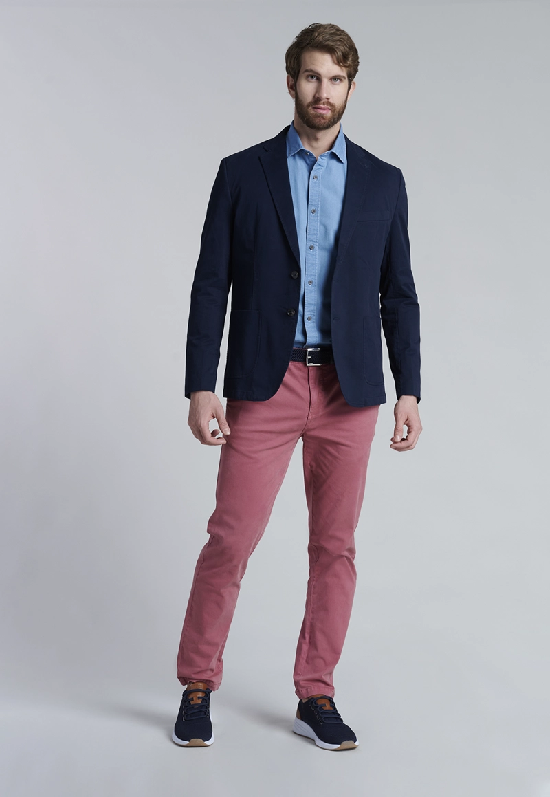 PANTALÓN ALGODÓN HOMBRE FEROUCH ROJO 201313Y0129 LOWELL F BERRY - 5
