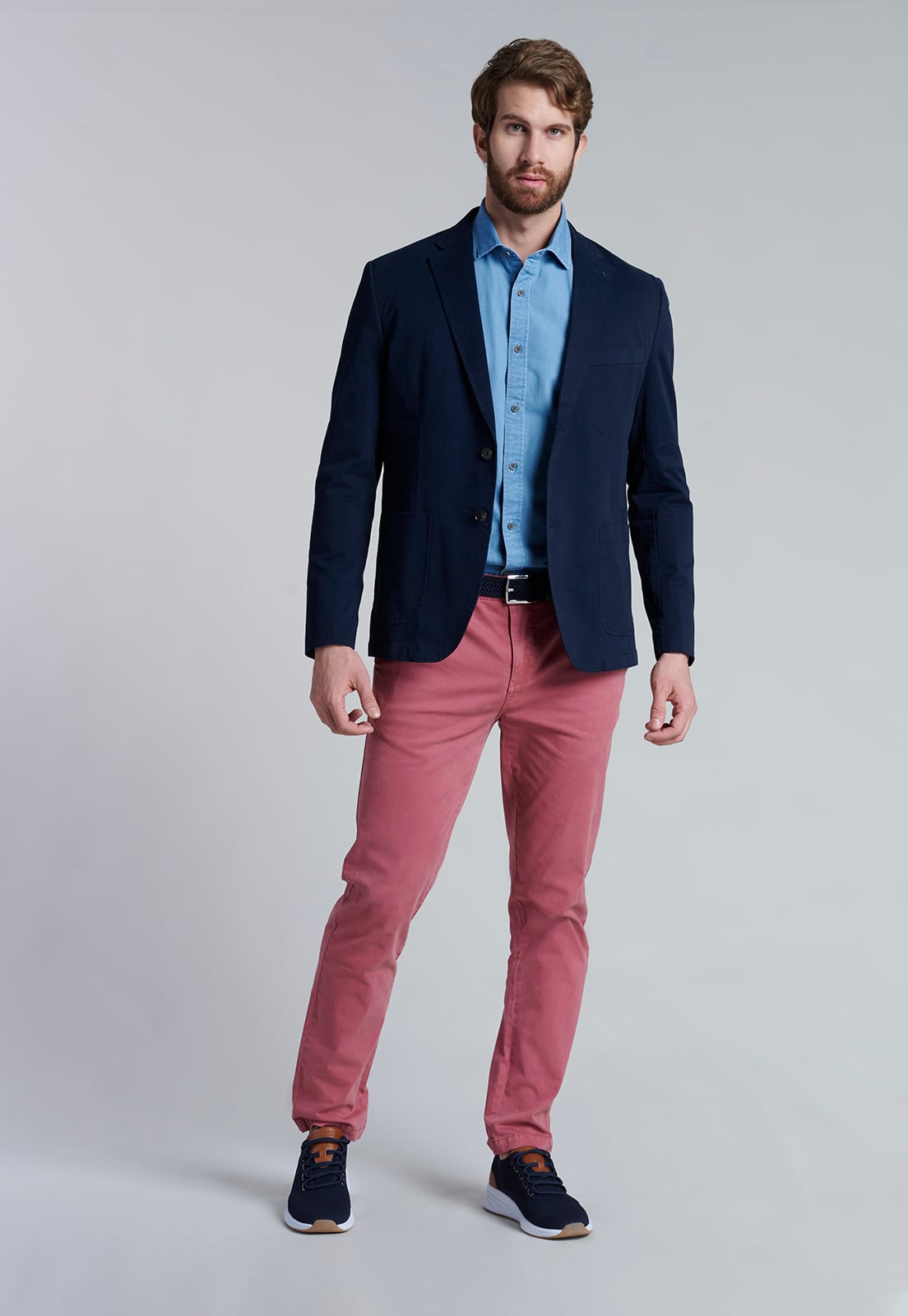 PANTALÓN ALGODÓN HOMBRE FEROUCH ROJO 201313Y0129 LOWELL F BERRY - 5