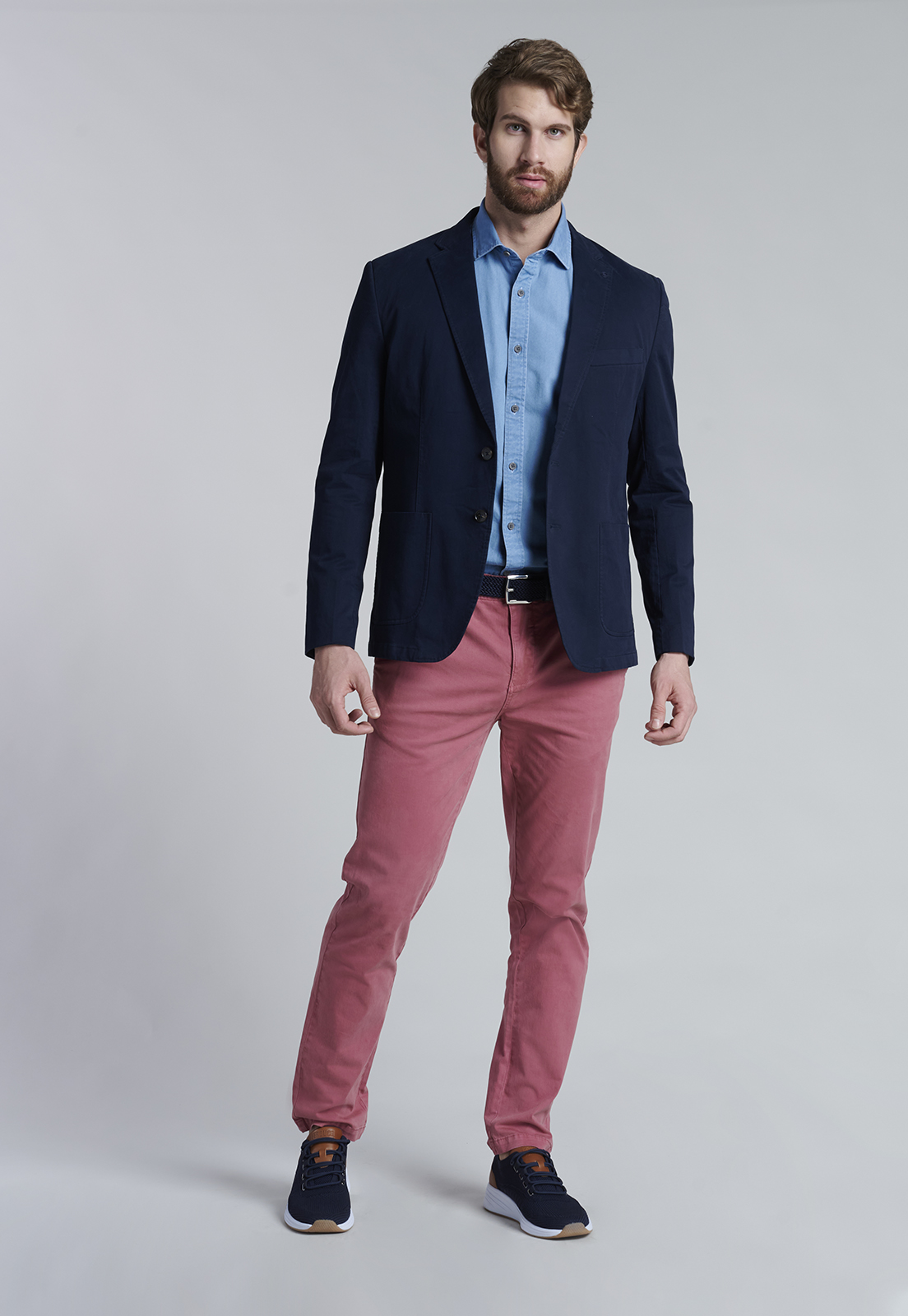 PANTALÓN ALGODÓN HOMBRE FEROUCH ROJO 201313Y0129 LOWELL F BERRY - 5