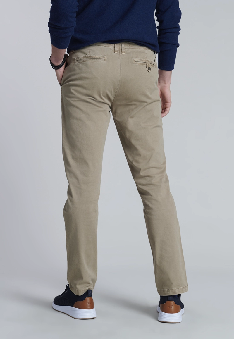 PANTALÓN ALGODÓN HOMBRE FEROUCH KHAKI 201313X0008 LOWELL F - 4
