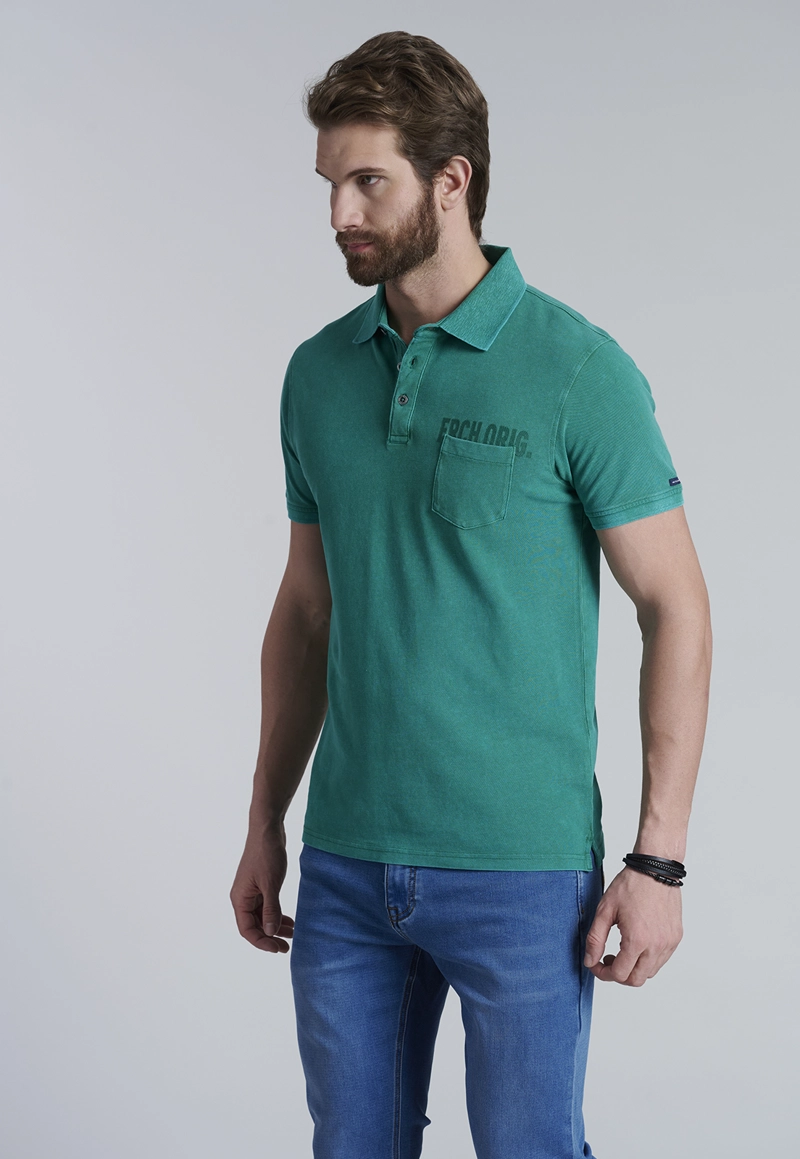 POLERA POLO HAWAI GREEN - 1