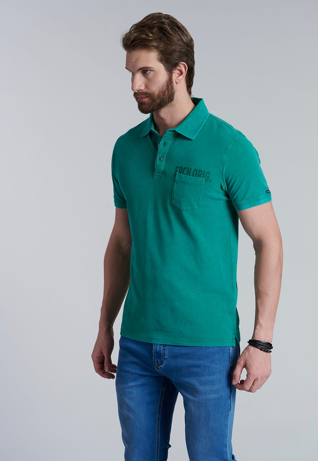 POLERA POLO HAWAI GREEN - 1