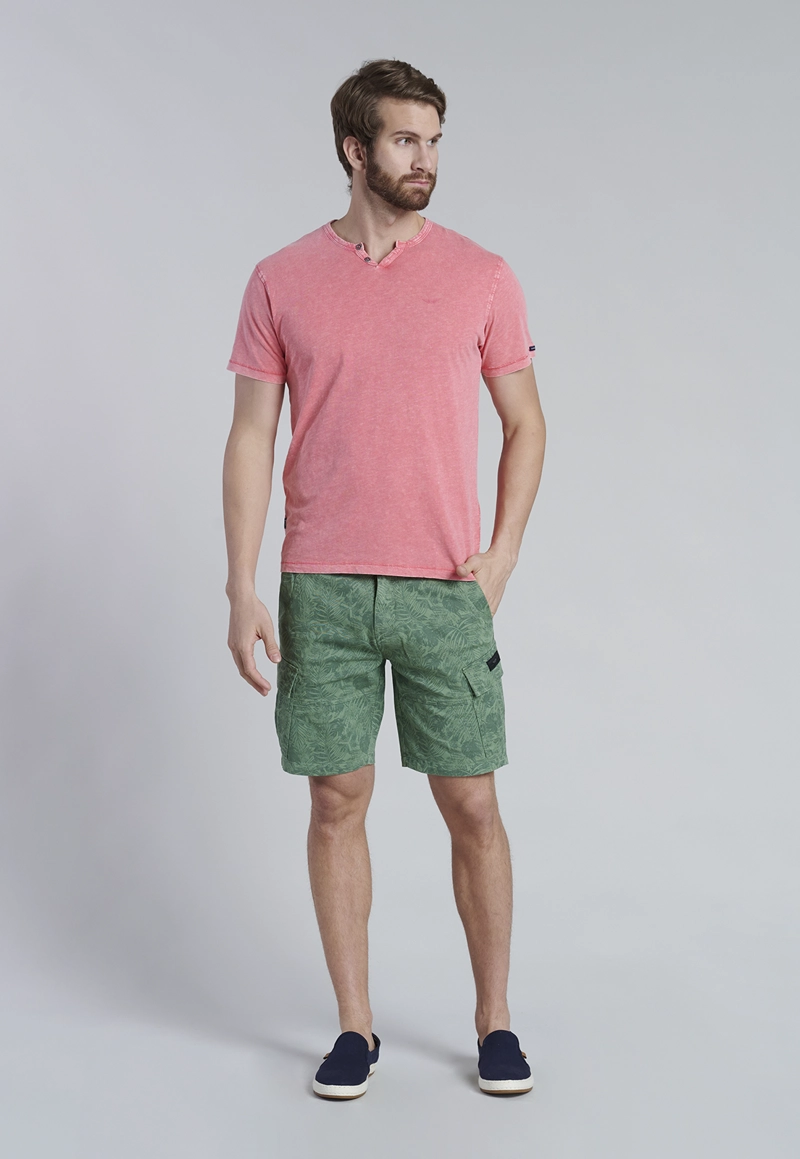 POLERA HENLEY OREGON LT CORAL - 2