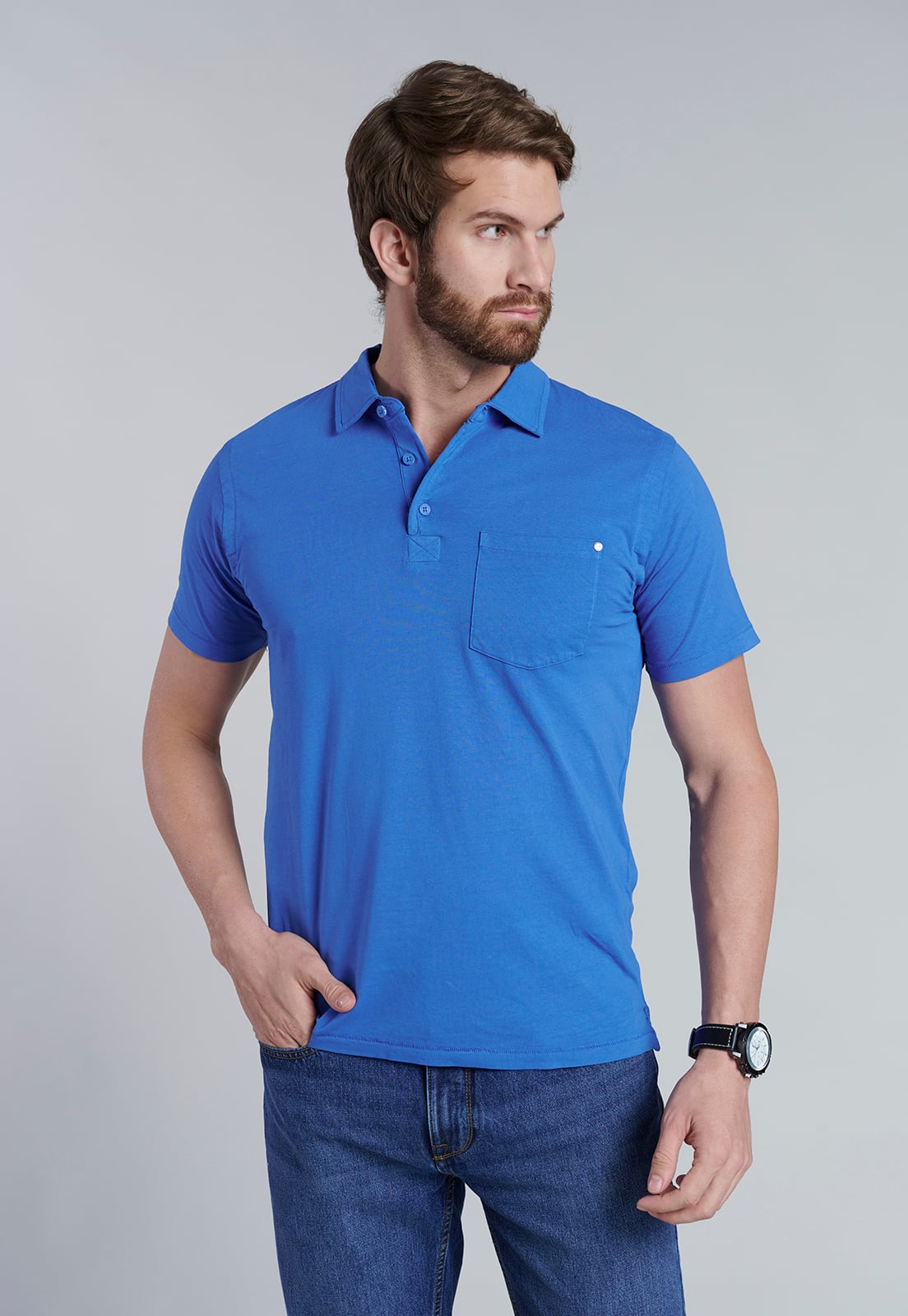 POLERA POLO ORLANDO LT. BLUE - 1