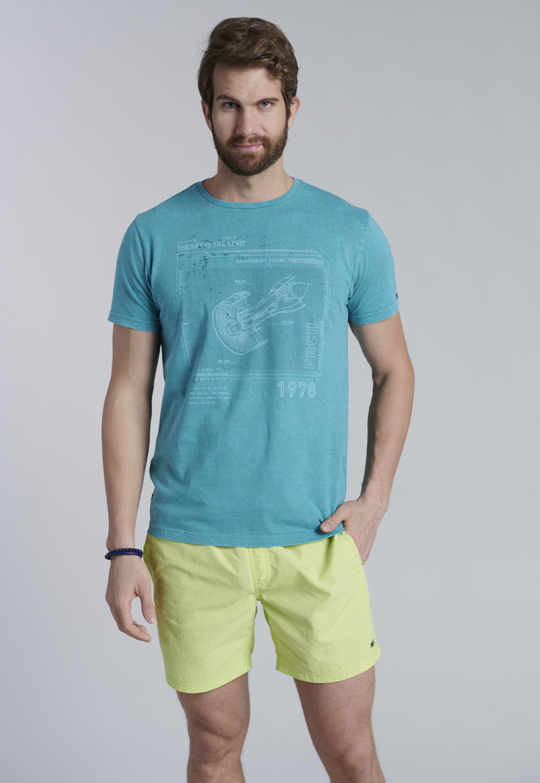 POLERA PROCESO MICHIGAN TURQUOISE - 1