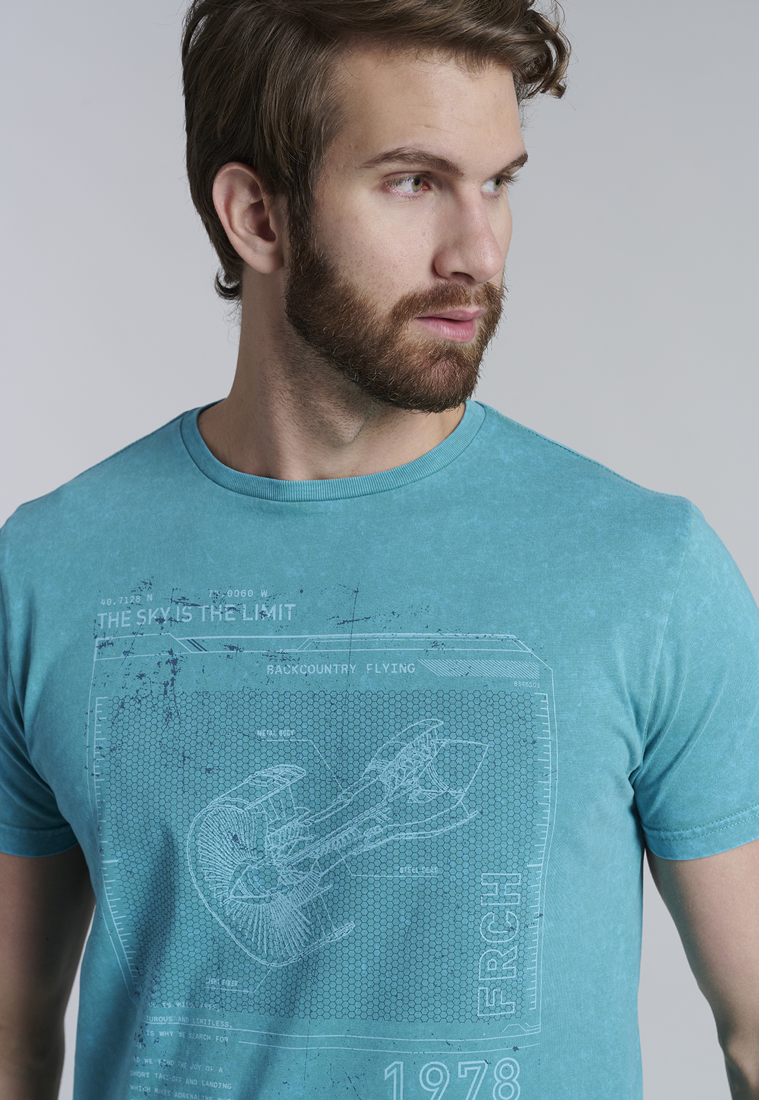 POLERA PROCESO MICHIGAN TURQUOISE - 3