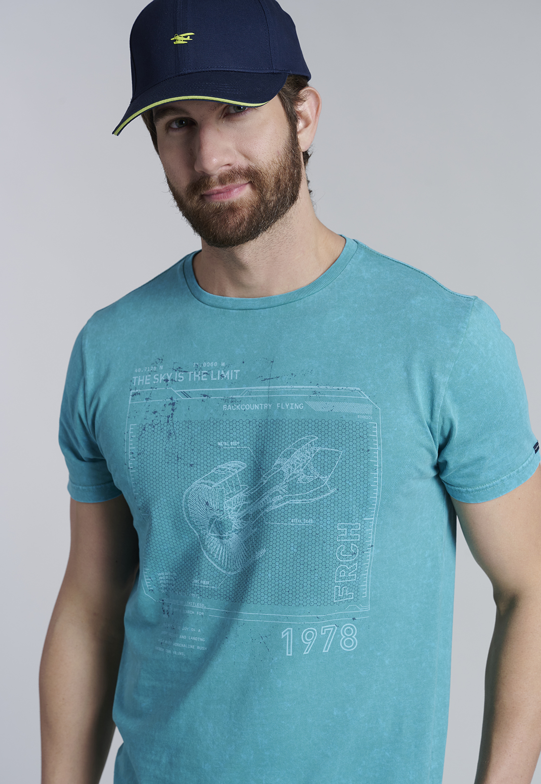 POLERA PROCESO MICHIGAN TURQUOISE - 5