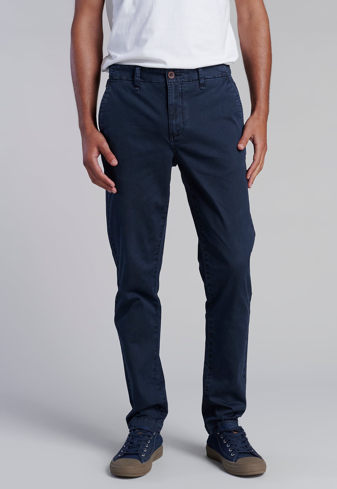 PANTALÓN ALGODÓN HOMBRE FEROUCH NAVY 201313X0034 LOWELL F - 1