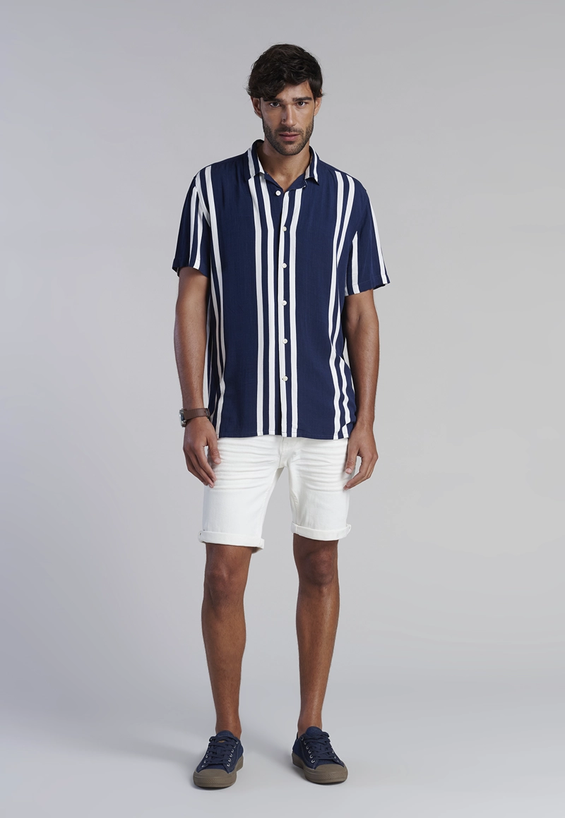 CAMISA INDIANA F NAVY - 2